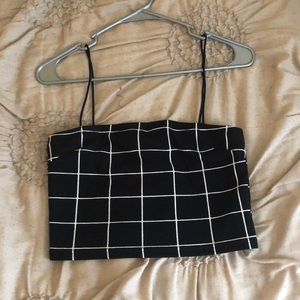 Plaid Crop Top